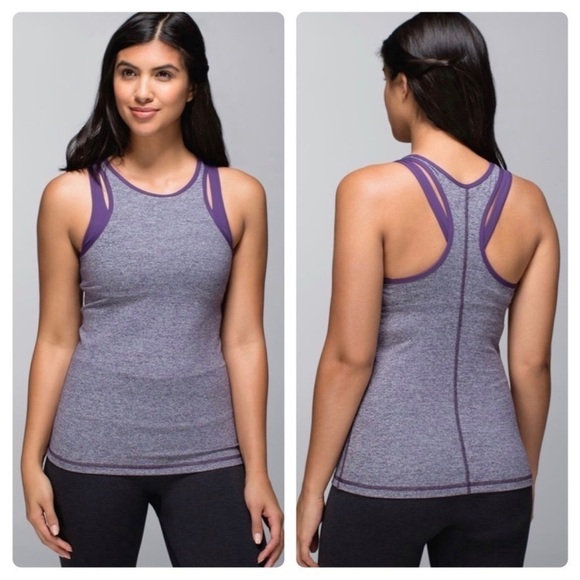 lululemon athletica Tops - 92. Lululemon Inspiration Tank Purple Size 12